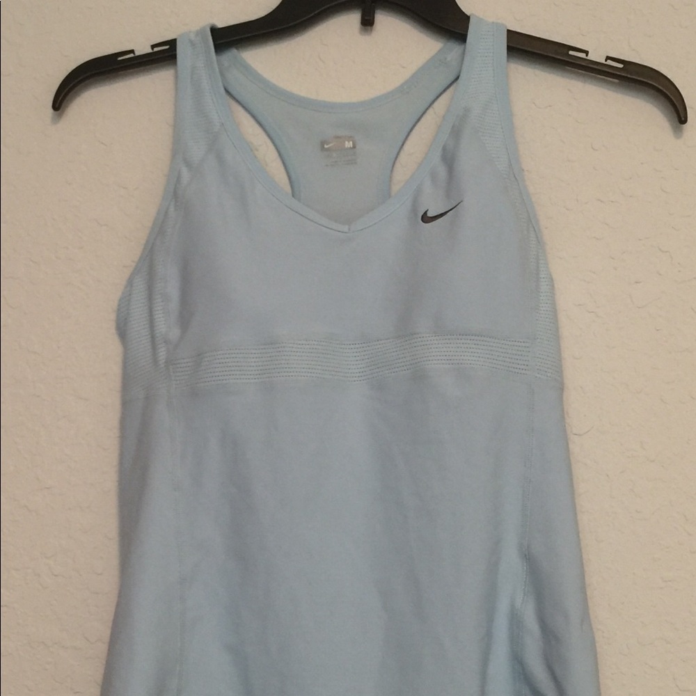 Nike Womens Sports Bra Medium Blue Lenght 20